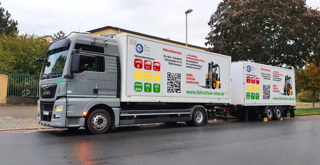 LKW-Beschriftung